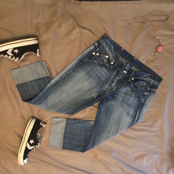 Victoria Beckham for Rock&Republic Capris Sz 28/6 - Picture 3 of 8